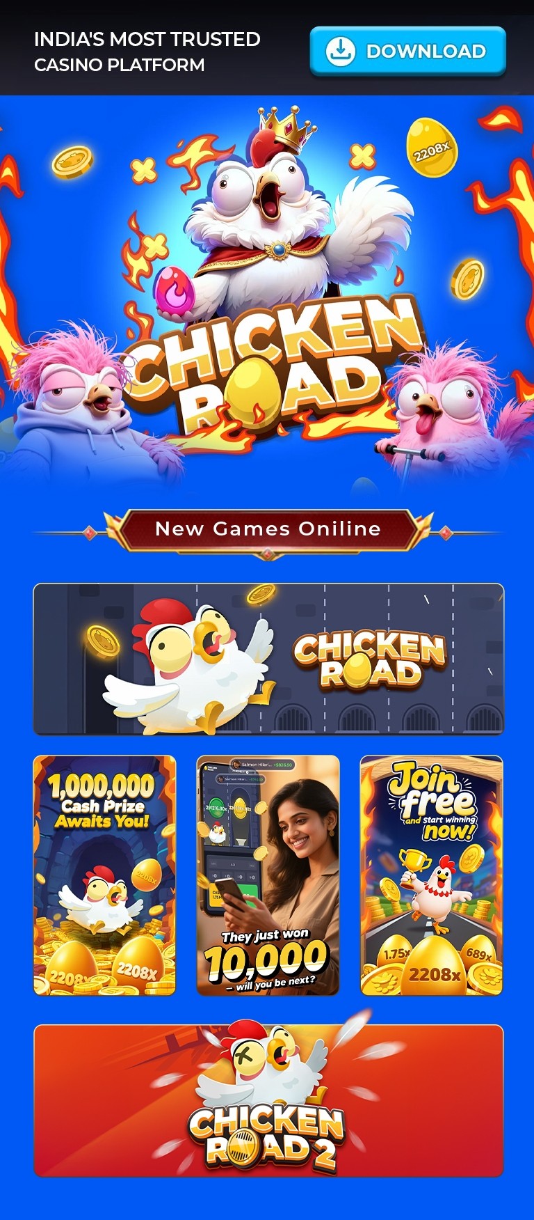 India's most trusted casino platform - download the app
